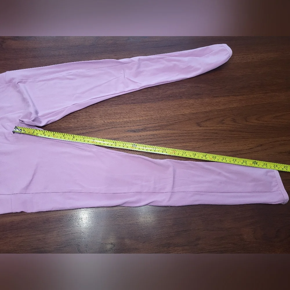 Gymshark Women's Lilac Purple Strappy High Waist Stretch Fitness Leggings Medium